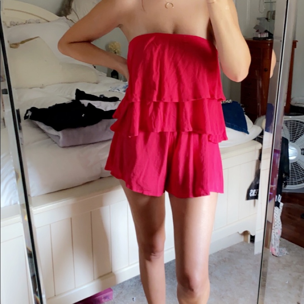 Ruffle romper